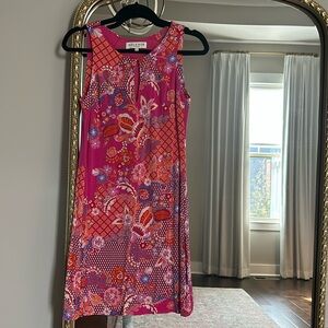 Pink hale Bob dress